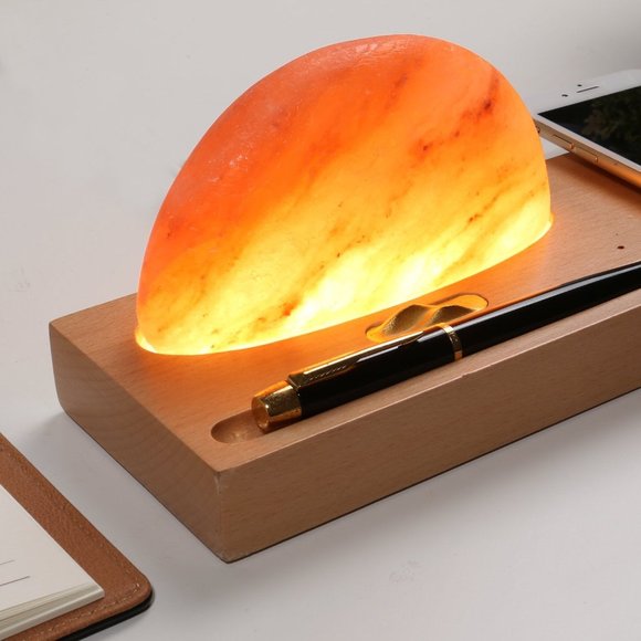 Himalayan Salt Lamp Wireless Charger - Picture 9 of 13